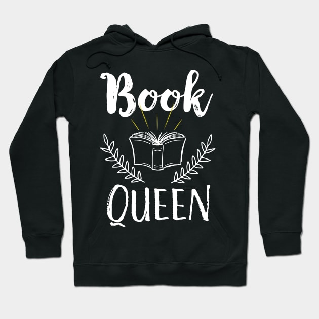 Book Queen Hoodie by Eugenex